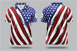 Hustlin USA â€œAmerican Flag Shirtâ€
