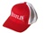 Hustlin New Age Trucker Hat Red/White w/ White Logo