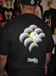 New! Hustlin USA 9 Ball Rack Shirt