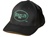 Original Hustlin USA Baseball Hat (Black with Green Logo)