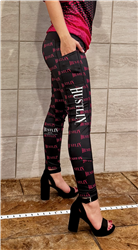 Hustlin Multi Logo Leggings