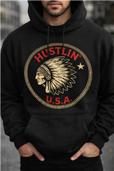 Hustlin USA Native Hoodie