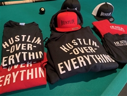 Hustlin Over Everything Hooded Sweat Shirt