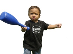 Kids Hustlin USA Wanna Play Sum Shirt (Black/White)