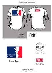 Hustlin USA Major League Hustlin Shirt